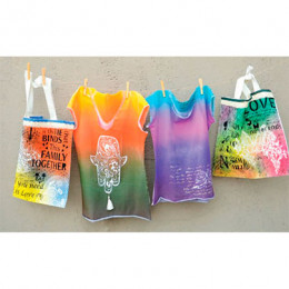 Фарба-спрей для тканини Your Fashion Spray Fabric Paint, №1102 Яскраво-жовта, 100 мл