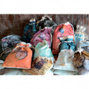 Текстурная паста для ткани металлик Fabric Metallic Relief Past, 150 мл, серебро