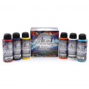 Набор красок для создания эффекта жидкий акрил, Cadence Pouring effect medium, 6 шт