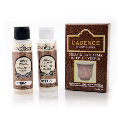 Двухшаговый мозаичный кракелюр Cadence Eggs / Mosaic Crackle, step 1 + step 2, 70 + 70 мл