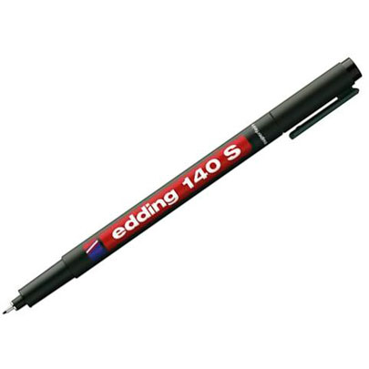 Маркер перманентный Edding  e-140, 0,3 мм/ - Красный