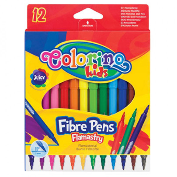 Фломастери Colorino, 12 кол. 1мм