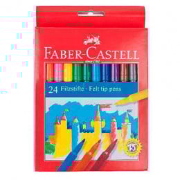 Фломастеры FiltTip, картонная упаковка, 24 цв.
