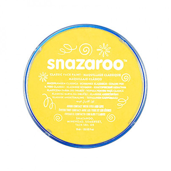 Аквагрим №222 Жовтий, 18 мл, Snazaroo Classic