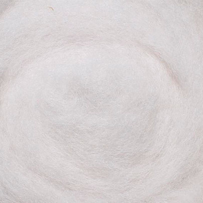 Кардочесанная шерсть, 25 гр., бледно-серая