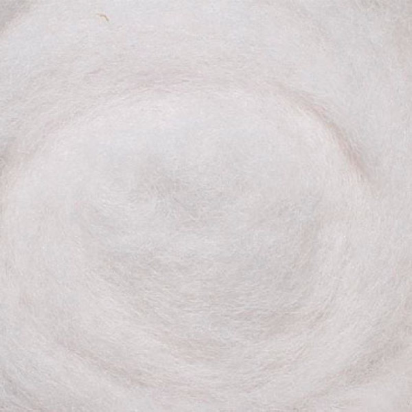 Кардочесана вовна, 25 гр., Блідо-сіра