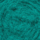 Кардочесанная шерсть, 25 гр., изумрудный