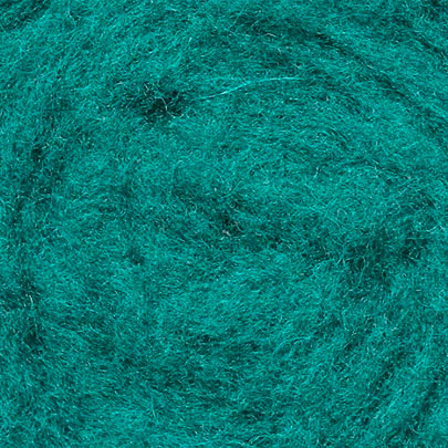 Кардочесанная шерсть, 25 гр., изумрудный