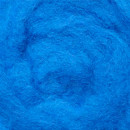 Кардочесанная шерсть, 25 гр., васильковый