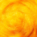 Кардочесанная шерсть, 25 гр., желтый