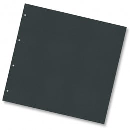Картон для альбому 68290 Ring Binder dividers 300 гр, 31x32,5 см (15 шт), №90 Black (Чорний)