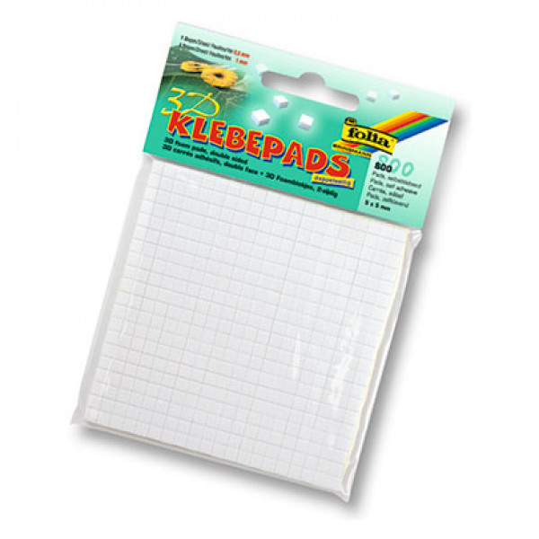 Клейкі подушечки 3D-ефект, 5х5мм, 800 шт