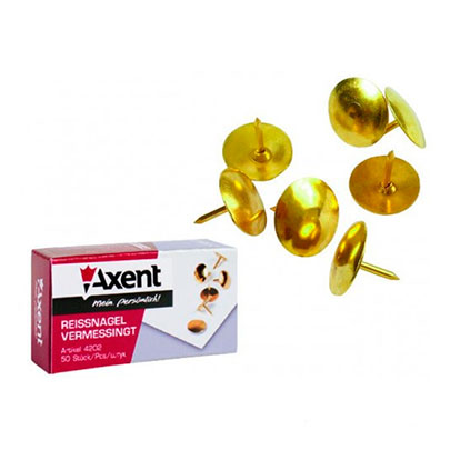 Кнопки медные Axent, 50 шт.