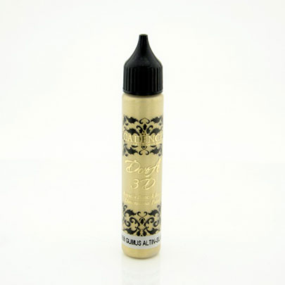 Контур металлический Dora 3D, 25 мл, серебро-золото