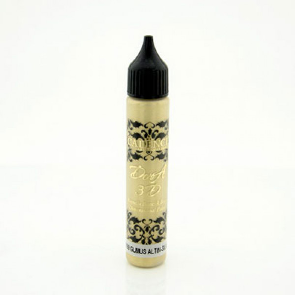 Акриловий контур металік Cadence Dora 3D №5159 Срібло-золото, 25 мл