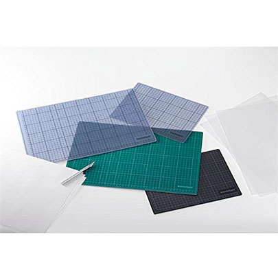 Коврик монтажный, прозрачный Transotype Cutting mat, черно-зеленый, 22 x 30 сm