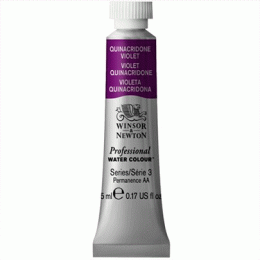 Акварельна фарба Winsor & Newton Professional Watercolour №550 Хінакрідон фіолетовий (Quinacridone violet) S3, 5 мл.