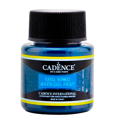 Краска для эбру Cadence Marbling paint, 45 мл, бирюза
