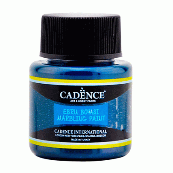Краска для эбру Cadence Marbling paint, 45 мл, Бирюза