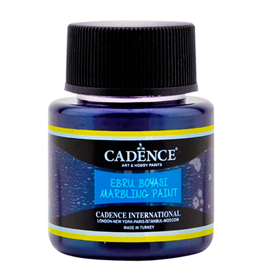 Краска для эбру Cadence Marbling paint, 45 мл, фиолетовый