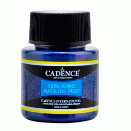 Краска для эбру Cadence Marbling paint, 45 мл, Турецкий синий