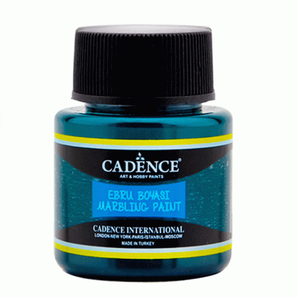 Краска для эбру Cadence Marbling paint, 45 мл, Зеленый