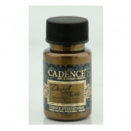 Краска по ткани металлик №24 Арагонит 50 мл., Cadence Dora Textil Metallic Fabric Paint