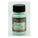 Краска для ткани металлик Cadence Dora Textil Metallic Fabric Paint, 50 мл., мятный