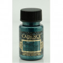 Краска для ткани металлик Cadence Dora Textil Metallic Fabric Paint, 50 мл., петролиум