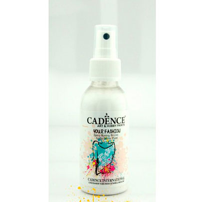Краска-спрей для ткани Your Fashion Spray Fabric Paint, 100 мл., белый