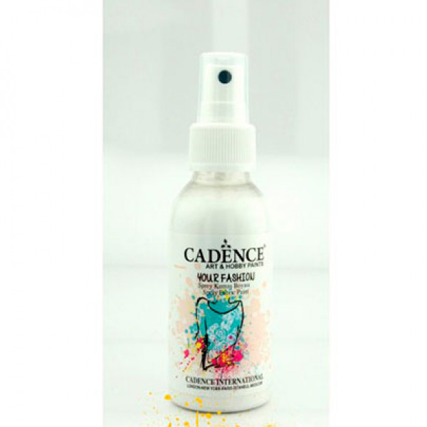 Фарба-спрей для тканини Your Fashion Spray Fabric Paint, №1100 Біла, 100 мл