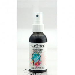 Фарба-спрей для тканини Your Fashion Spray Fabric Paint, №1119 Чорна, 100 мл