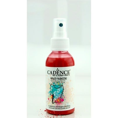 Краска-спрей для ткани Your Fashion Spray Fabric Paint, 100 мл., красный