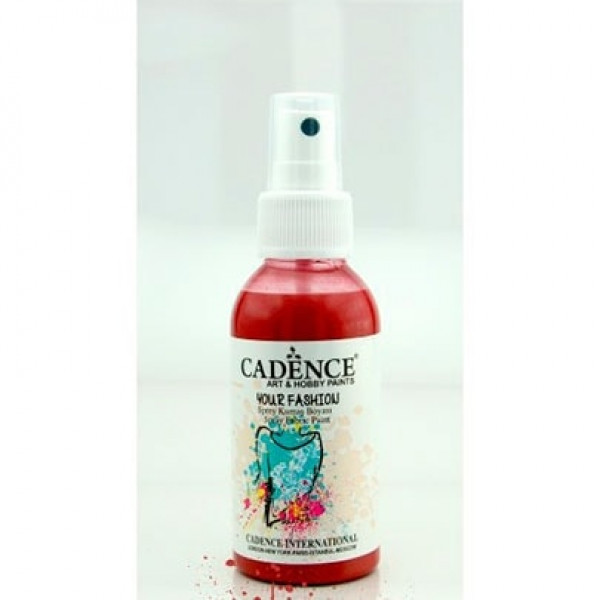 Фарба-спрей для тканини Your Fashion Spray Fabric Paint, №1106 Червона, 100 мл