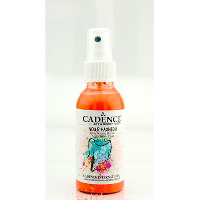 Краска-спрей для ткани Your Fashion Spray Fabric Paint, 100 мл., оранжевый