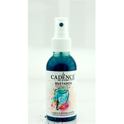 Краска-спрей для ткани Your Fashion Spray Fabric Paint, 100 мл., петролиум