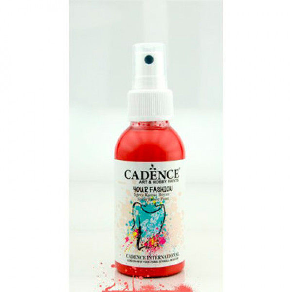 Фарба-спрей для тканини Your Fashion Spray Fabric Paint, №1107 Скарлет, 100 мл