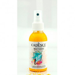 Фарба-спрей для тканини Your Fashion Spray Fabric Paint, №1102 Яскраво-жовта, 100 мл