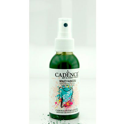 Краска-спрей для ткани Your Fashion Spray Fabric Paint, 100 мл., зелёная листва