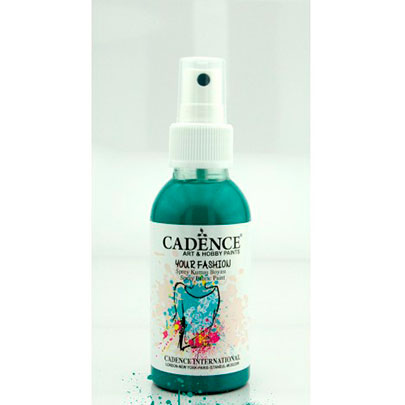 Краска-спрей для ткани Your Fashion Spray Fabric Paint, 100 мл., зелёный