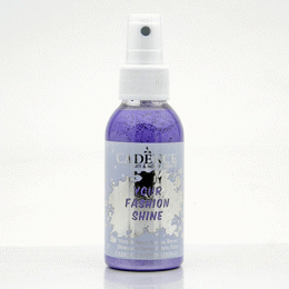 Фарба-спрей перламутрова для тканини Cadence Your Fashion Spray shinefabric Paint, №1120 Фіолетовий, 100 мл