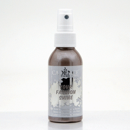 Фарба-спрей перламутрова для тканини Cadence Your Fashion Spray shinefabric Paint, №1118 Коричневий, 100 мл