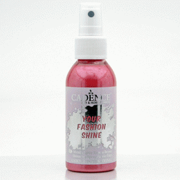 Фарба-спрей перламутрова для тканини Cadence Your Fashion Spray shinefabric Paint, №1106 Червоний, 100 мл