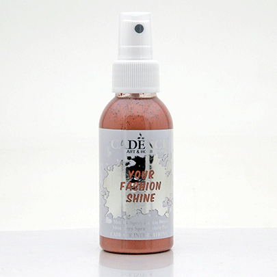 Краска-спрей перламутровая для ткани Cadence Your Fashion Spray shinefabric Paint, 100 мл, Медный