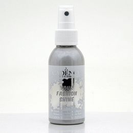 Фарба-спрей перламутрова для тканини Cadence Your Fashion Spray shinefabric Paint, №1123 Сірий, 100 мл