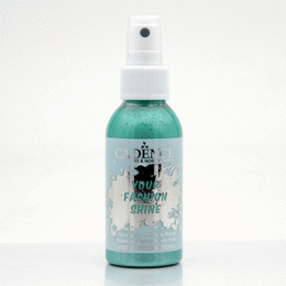Фарба-спрей перламутрова для тканини Cadence Your Fashion Spray shinefabric Paint, №1111 Зелений, 100 мл
