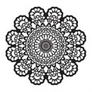 Кружевной трансфер белый Cadence Water Application Lace Transfer White, 17 х25 см, DT-002W