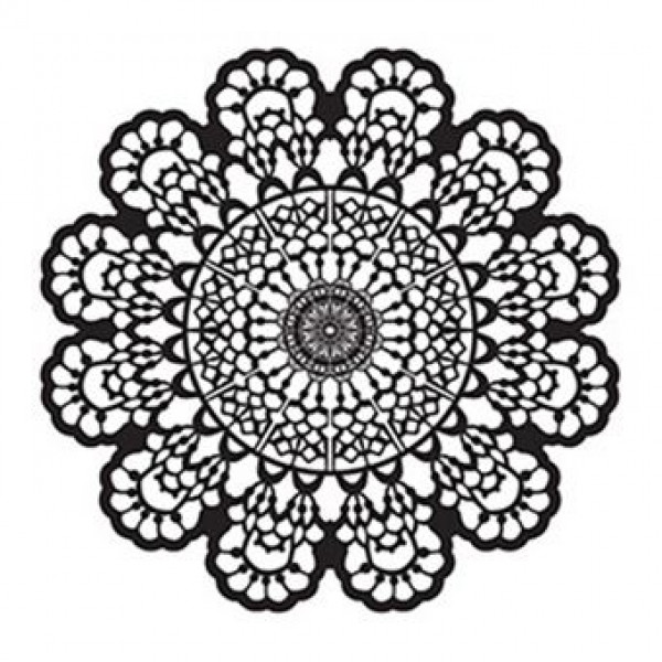 Мереживний трансфер білий Cadence Water Application Lace Transfer White, 17 х25 см, DT-002W