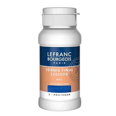 Лак матовый для акриловых красок Lefranc Matt Varnish, 120 мл