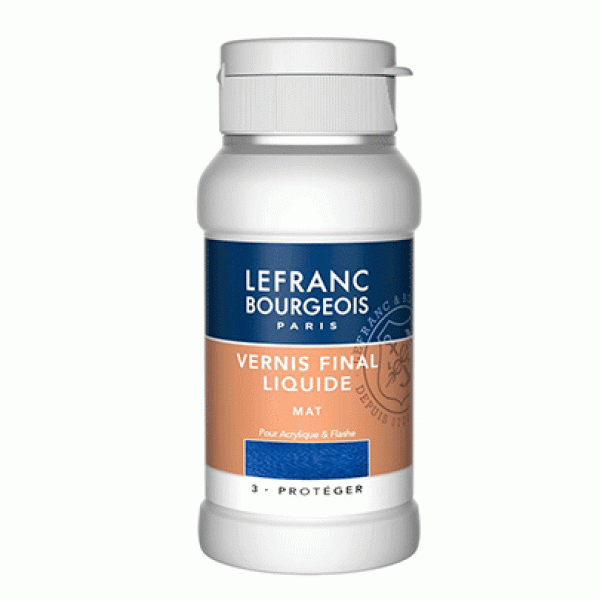 Лак акриловий матовий 120 мл, Matt Varnish Lefranc Bourgeois 